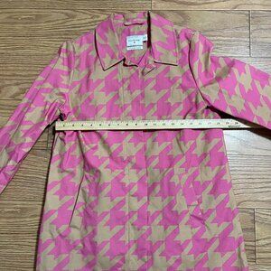 Isaac Mizrahi Houndstooth Coat Medium